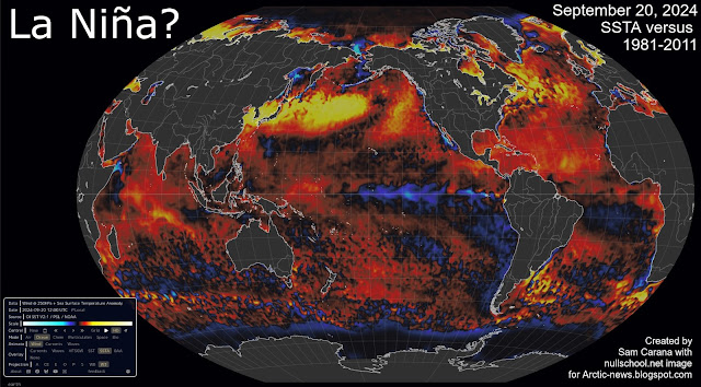 High temperatures despite La Niña?